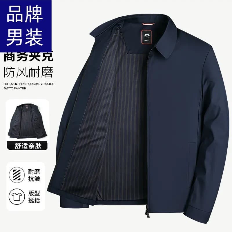 Marca 2025 primavera outono novo estilo jaqueta masculina negócios Casual lapela olhar temperamento jaqueta roupas mascu