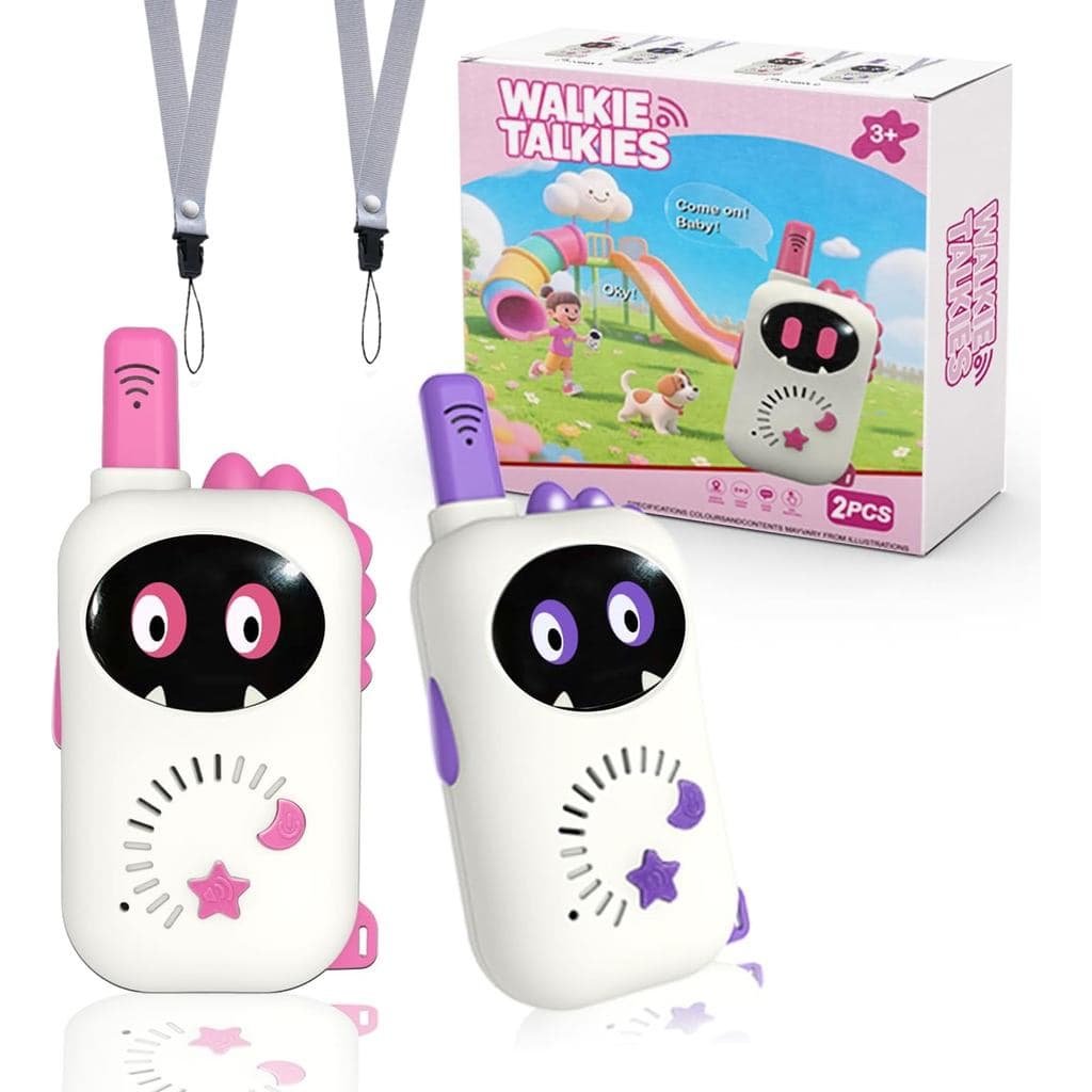 Walkie Talkie Infantil de Dinossauro, um Walkie Talkie Exclusivo com Design de Desenho Animado, Adequado para Meninos e