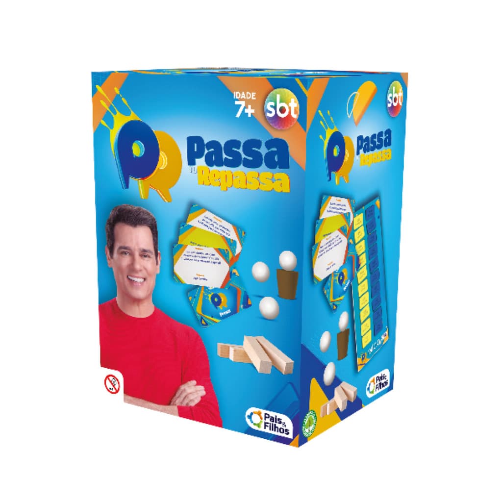 Jogo Passa ou Repassa da Pais e Filhos Brinquedos