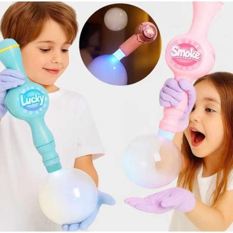 Brinquedo Varinha Bolha De Sabão Com Fumaça Infantil