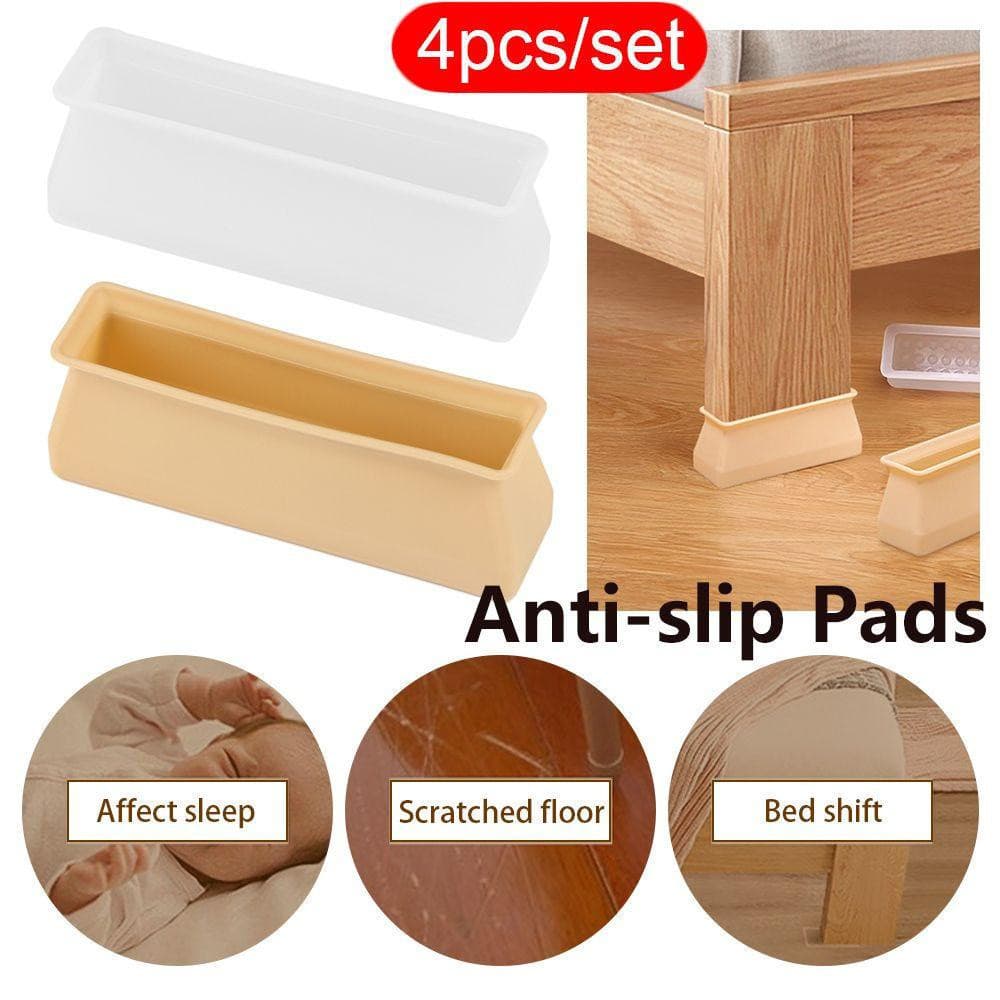 4 Peças Protetoras de Piso Antiderrapantes, Duráveis, Resistentes ao Desgaste, Capas de Silicone Espessas para Pés de Mó