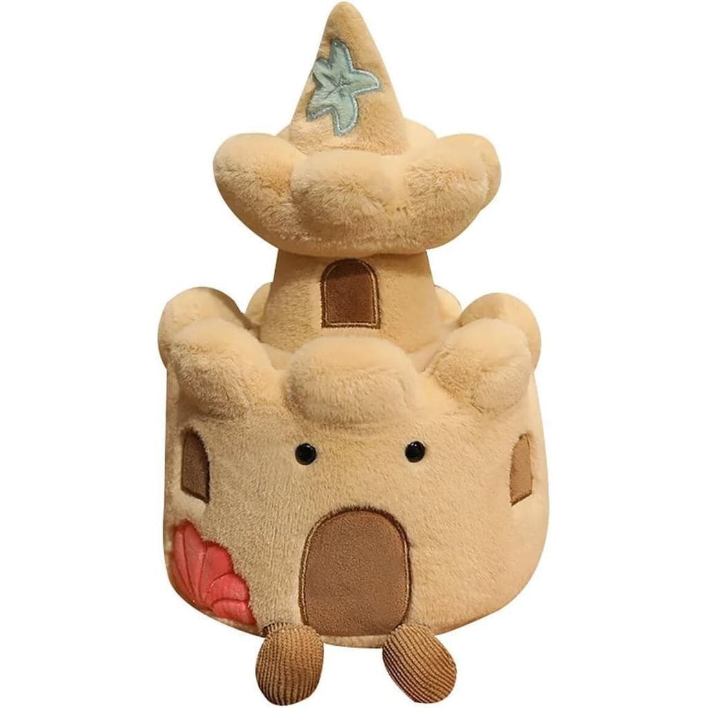 Brinquedo De Pelúcia Kawaii Sand Castle , Bicho Fofo De 9.8 Polegadas , Macio Para Crianças , Decoração Engraçada De Qua