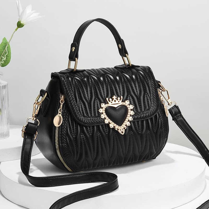 Pequeno pequeno saco feminino 2025 novo estilo High-End bolsa plissado balde saco All-Match bordado linha nicho ombro Me
