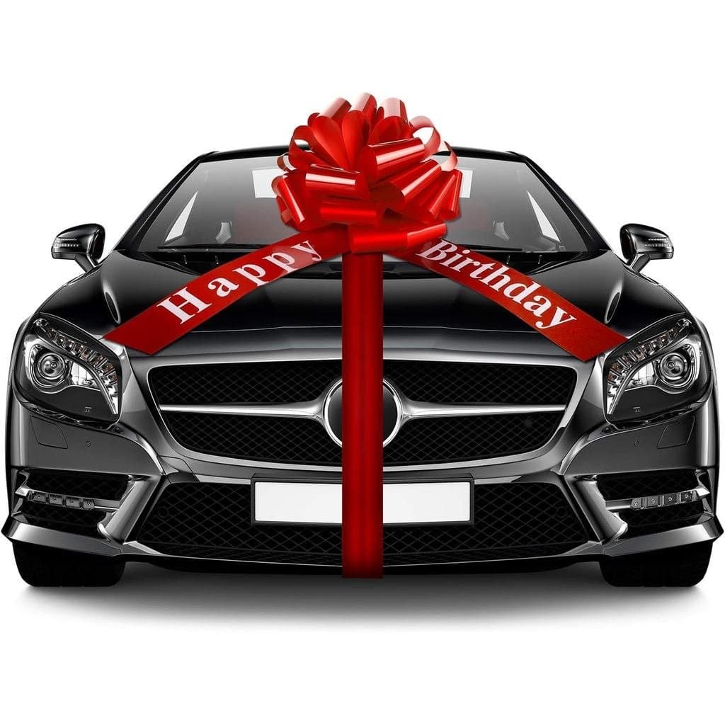 Laço Grande para Carro de Aniversário, Laço Grande para Presente, Decoração para Embalagens de Presentes para Aniversári