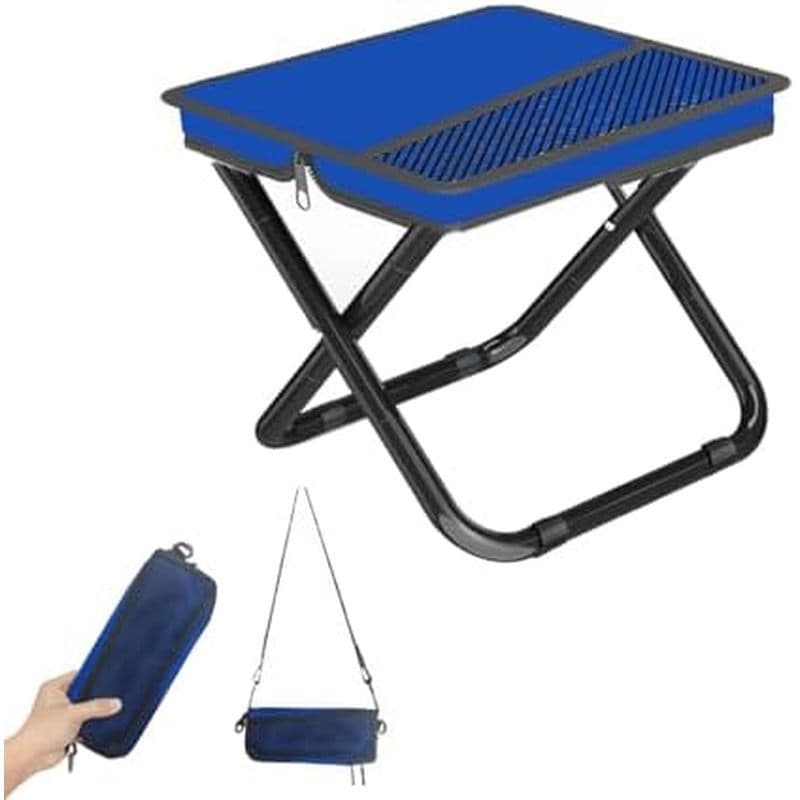 Cadeira Ao Ar Livre , Bolsa De Atividades Dobráveis (Cinza) Estilo Banco De Acampamento , Portátil De Caminhada Para Dob