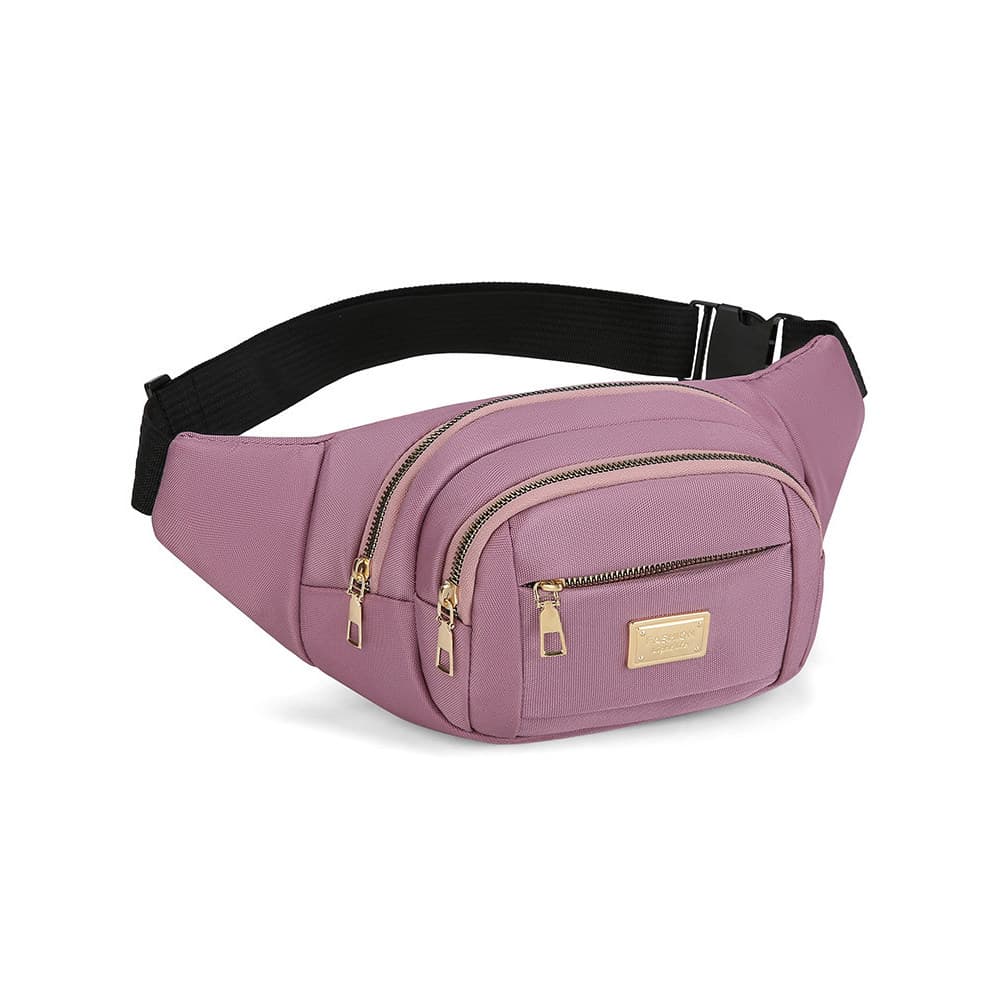 Bolsa de cintura de grande capacidade masculina feminina estilo corrida bolsa para celular multifuncional viagem trabalh