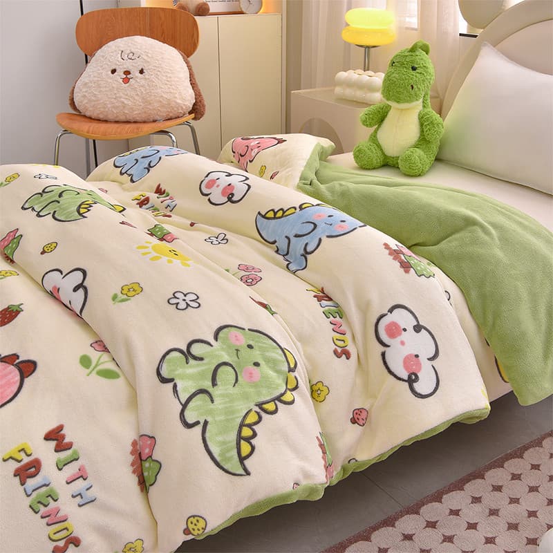 Colcha de bebê inverno bebê crianças jardim de infância colcha de inverno engrossado quente leite veludo capa colcha núc