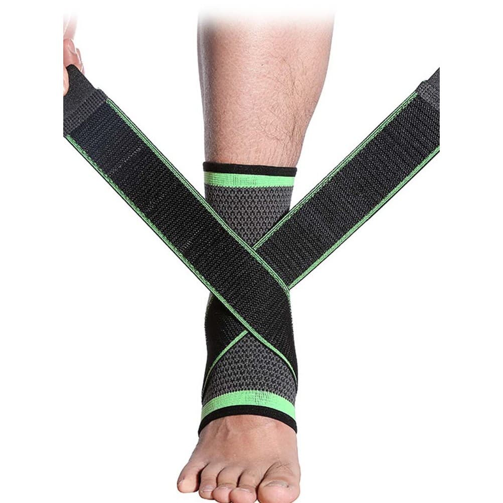 Suporte de tornozelo masculino feminino esportes entorse recuperação pé apoio bandagem de pulso cinta compressão fixa to