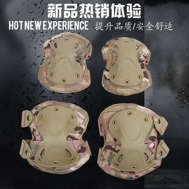 Escalada ao ar livre ciclismo esportes ventilador militar equipamentos de proteção transformadores joelheiras + cotovele