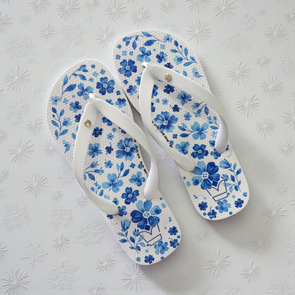 Chinelo Feminino Casual Estampado Conforto e Estilo
