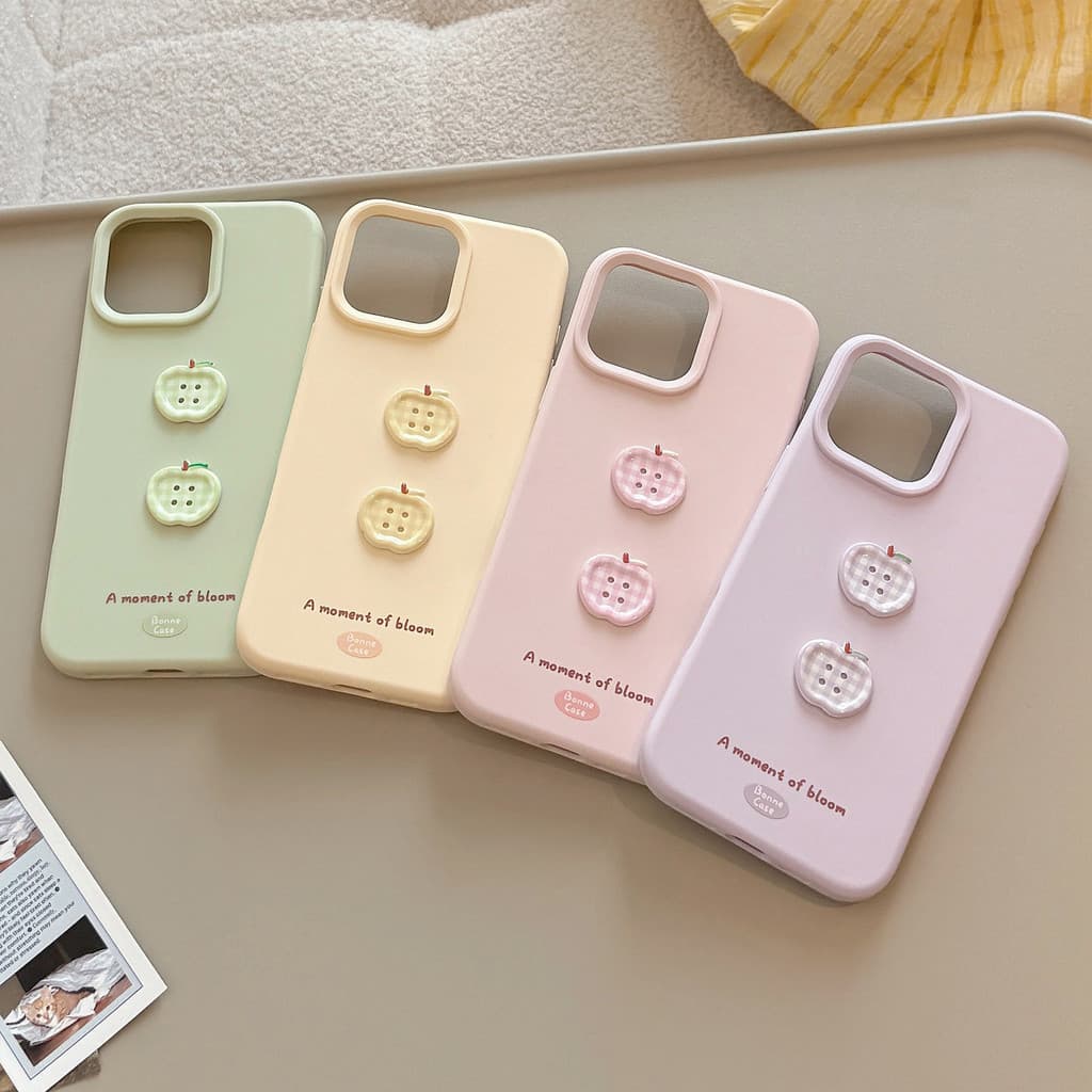Bonito brincalhão pequeno apple iphone16 adequado para 17promax apple Phone Case 14 Silicone 13 estéreo 15 macio
