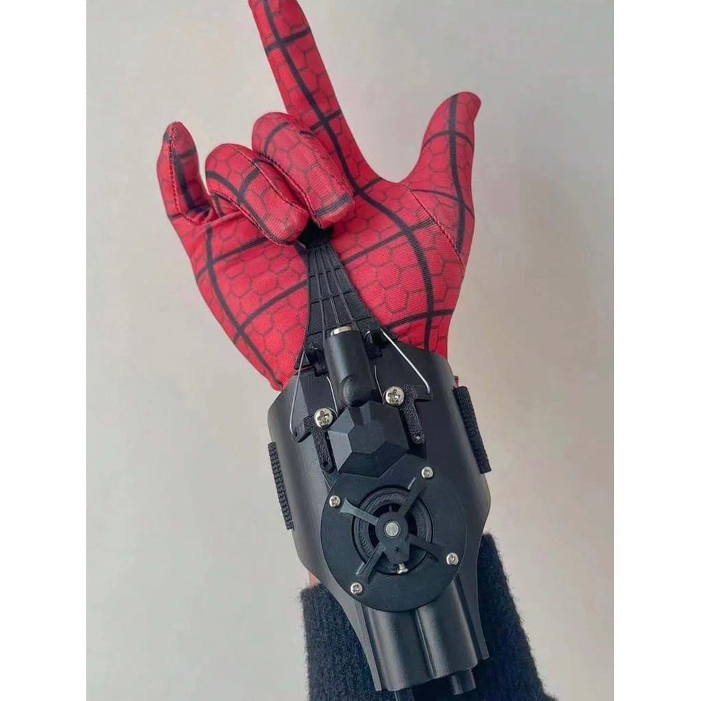 Lançador De Aranha Recarregável Enrolamento Automático Pulso Cuspindo Com Luvas Ventosas Crianças Meninos Brinquedos Cri