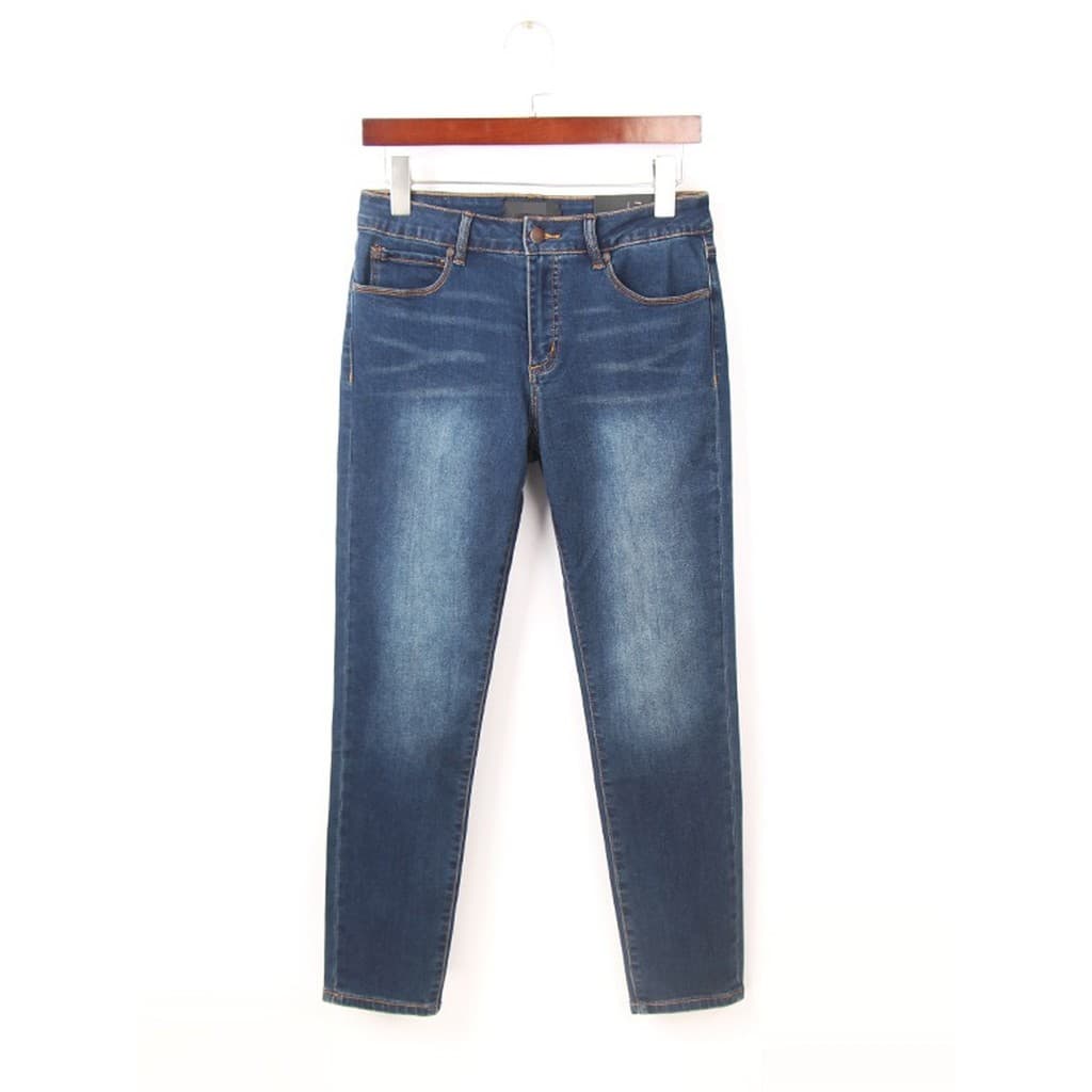 Primavera novo estilo calças de brim de tamanho grande calças magras femininas comércio exterior pedido Original gordura