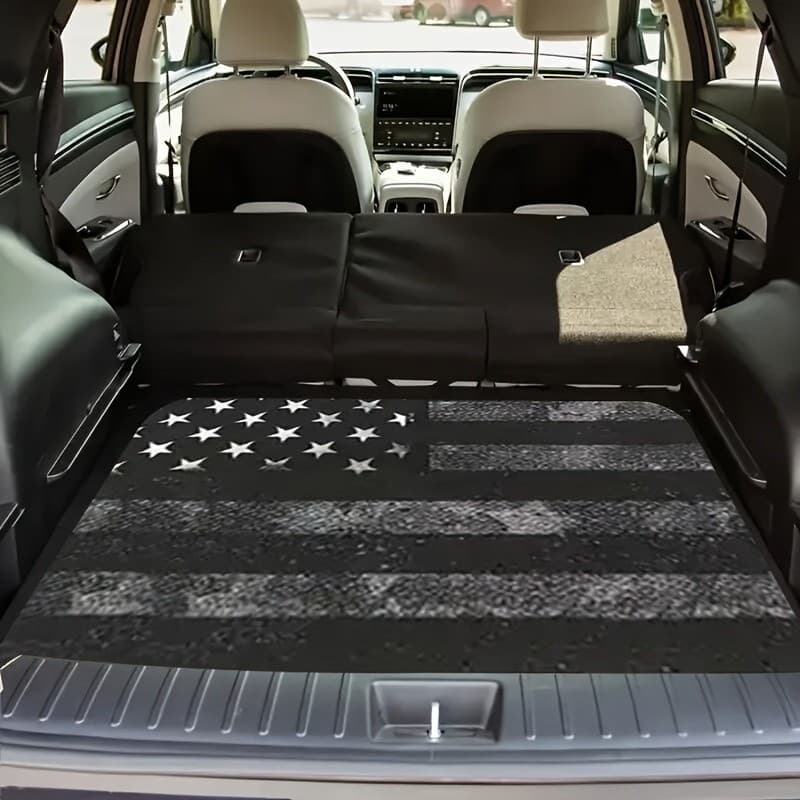 Tapete de carro, tapete de carro com Design de bandeira forte, muito adequado para uso em carro, estilo simples elegante