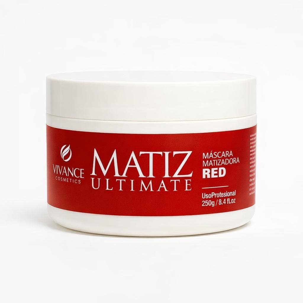 Máscara Matizadora Red Cabelo Vermelho Sem Amônia Resultado 100% Natural