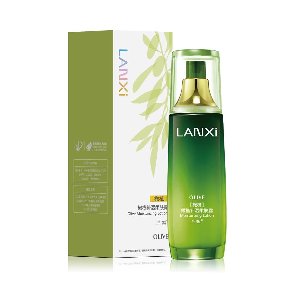 Lanxi Olive Loção Suavizante Hidratante 100ml Produtos de Cuidados com a Pele Toner Feminino Hidratante Hidratante