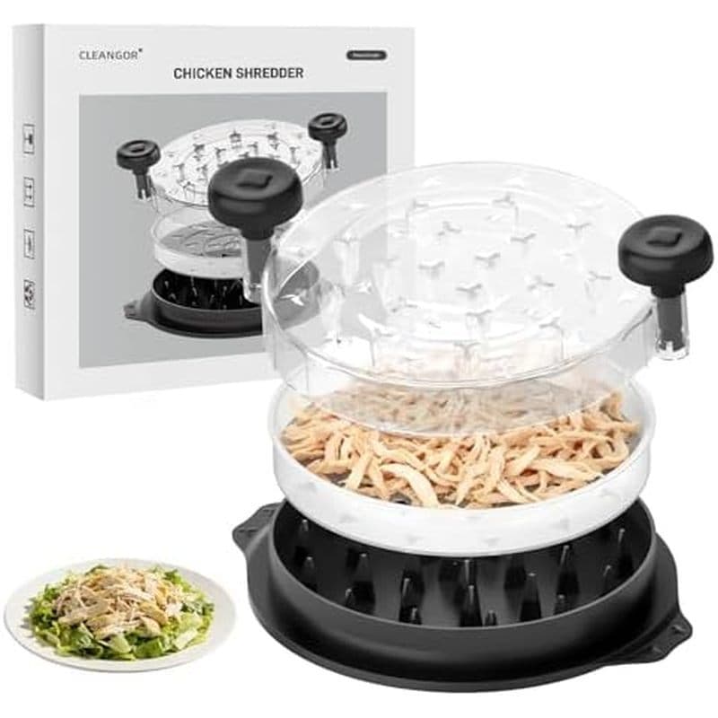 Ferramenta Trituradora De Frango Cleangor Torção , Peito Visível Triturador De Carne Com Bandeja Removível , Cabo Ergonô