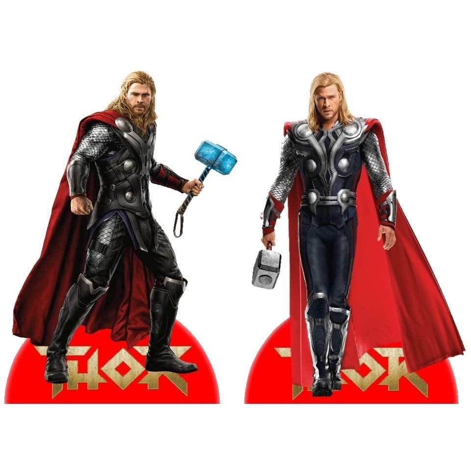 thor kit decoração de festa infantil 4 display de 20cm