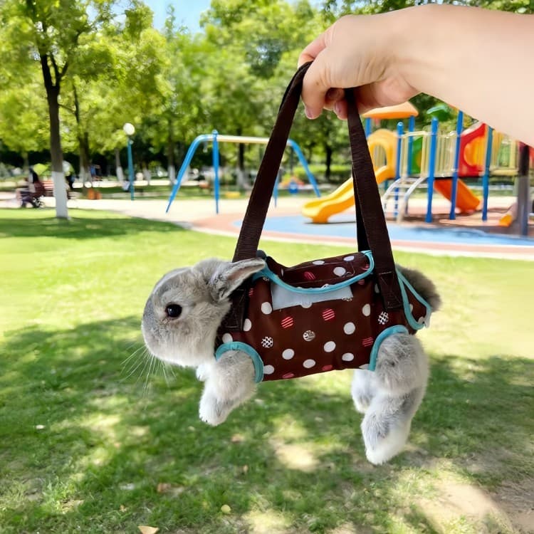 Coelho dedicado saco de passeio portátil viagem animal de estimação anão coelho gato cão Universal de alto valor respirá