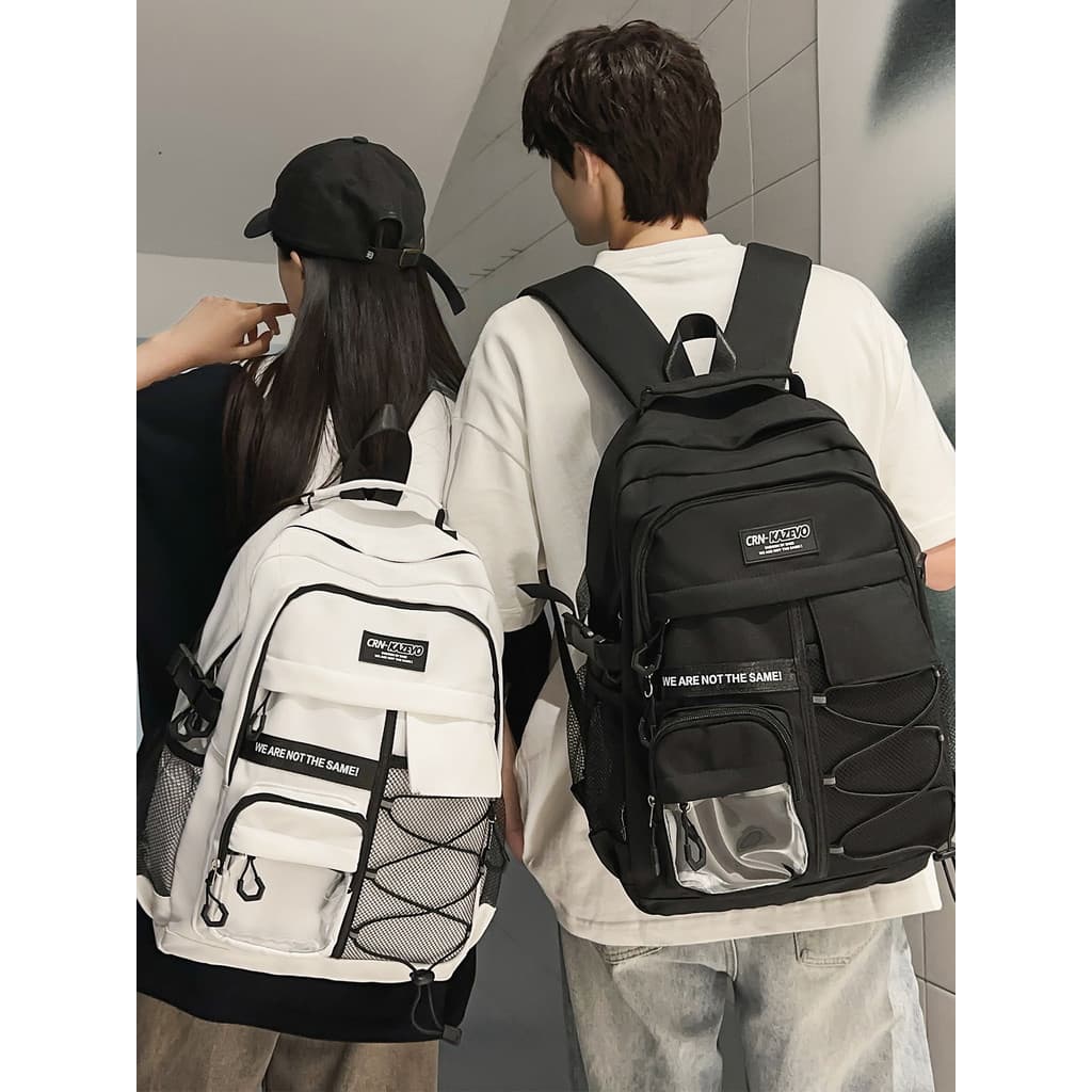Mochila escolar para meninos, estudantes do ensino médio, estudantes da escola primária, grande capacidade, nicho, mochi