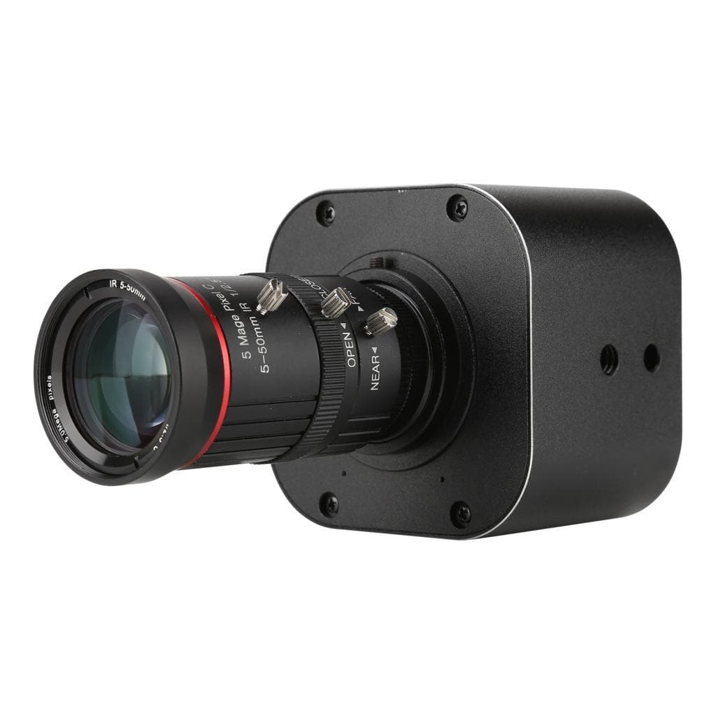 Câmera 4K HD USB Zoom óptico de 10X Lente variável de 5-50mm Mini Web de 8MP com microfones 1920x1080 @ 60fps Foco