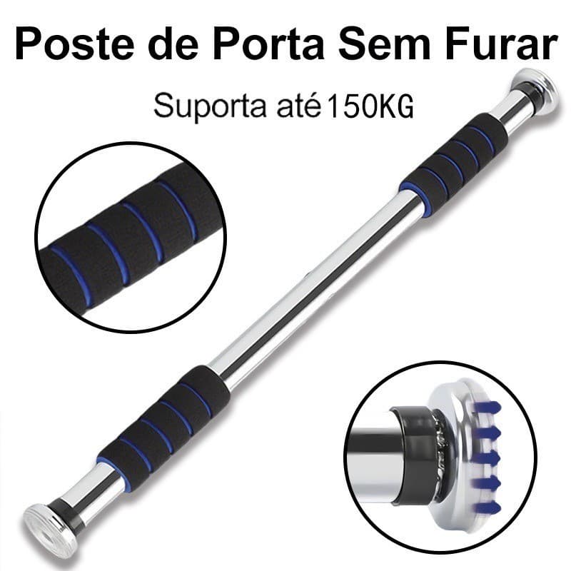 💥Entregue💥 Barra  Fixa Flexão Porta Apoio Regulável 64 a 100 Cm  com apoios de braços S8