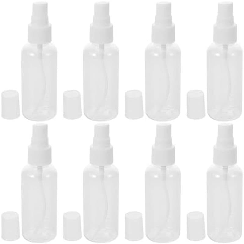 Uonlytech 100pcs 60ml Mini Frascos Atomizadores De Viagem De Spray De Vidro Recarregáveis Portáteis Para Aromaterapia De