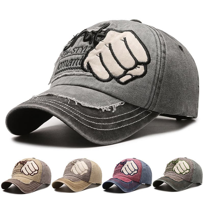 Quatro estações chapéu senhoras Hip Hop boné masculino primavera outono chapéu de sol lavado Retro angustiado boné de be