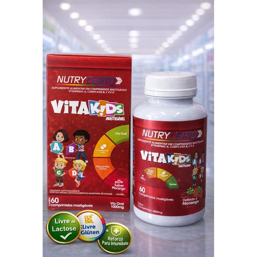 Nutrycerto Vitakids com 60 Comp Mastigáveis