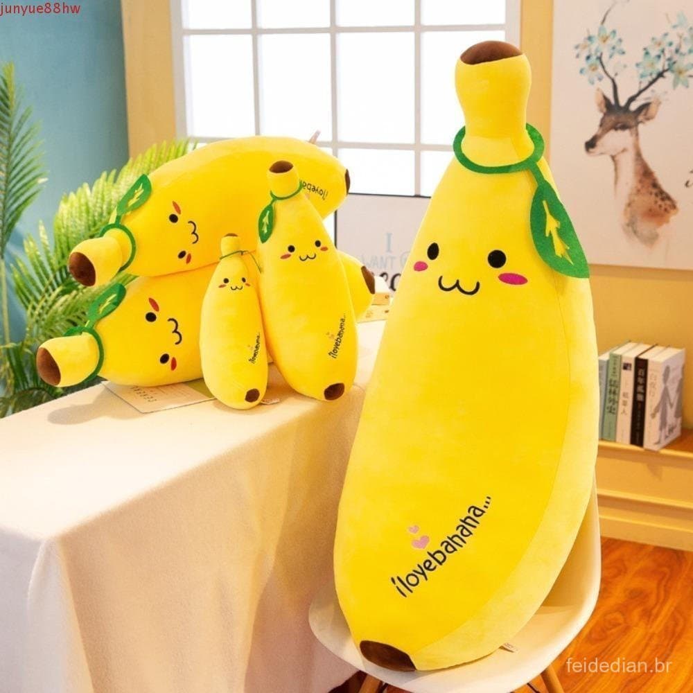 JUNYUE Banana Brinquedo De Pelúcia Pingente Decorações Bonito Festa De Casamento Decoração Meninas Frutas Boneca