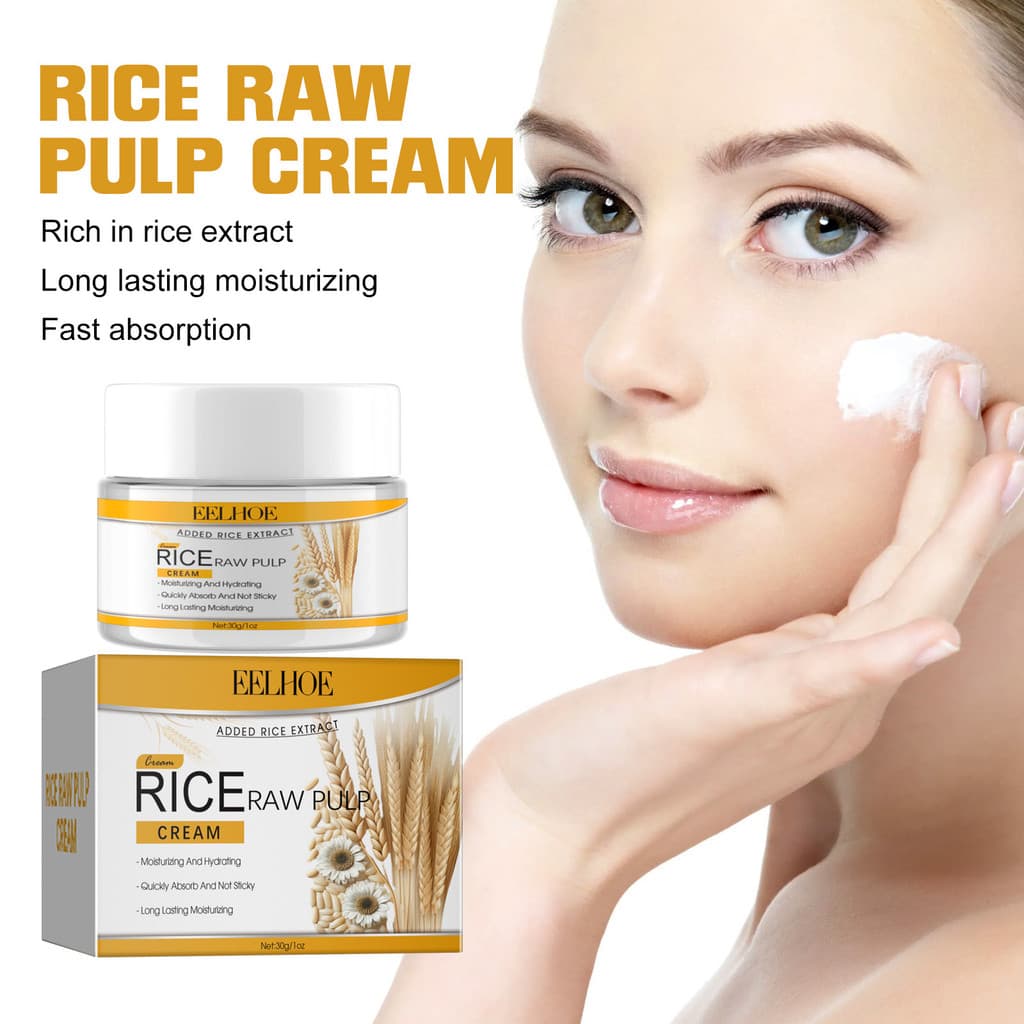 EELHOE arroz Plasma creme hidratante hidratante bloqueio pele delicada umidade suave creme de cuidados com a pele