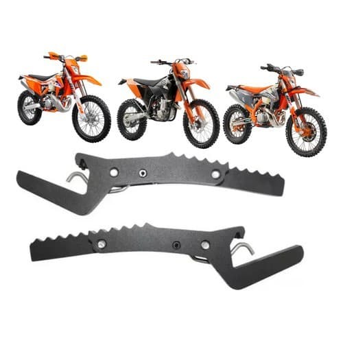 Pedaleira Garupa Universal Suporte Ktm Sxf excf trilha motocross 250 300 450 Todas pedaleira de aço para carona garupa