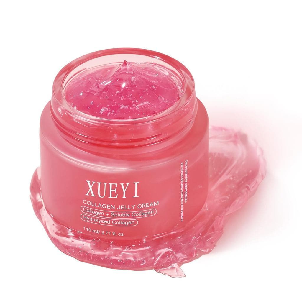 Creme em gel de colágeno com ácido hialurônico - Gel de colágeno firmador com niacinamida, melhora a pele do rosto e tem