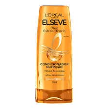 Condicionador Cabelos Secos, Nutrição com Óleos de Flores Brilho Elseve Óleo Extraordinário 200ML