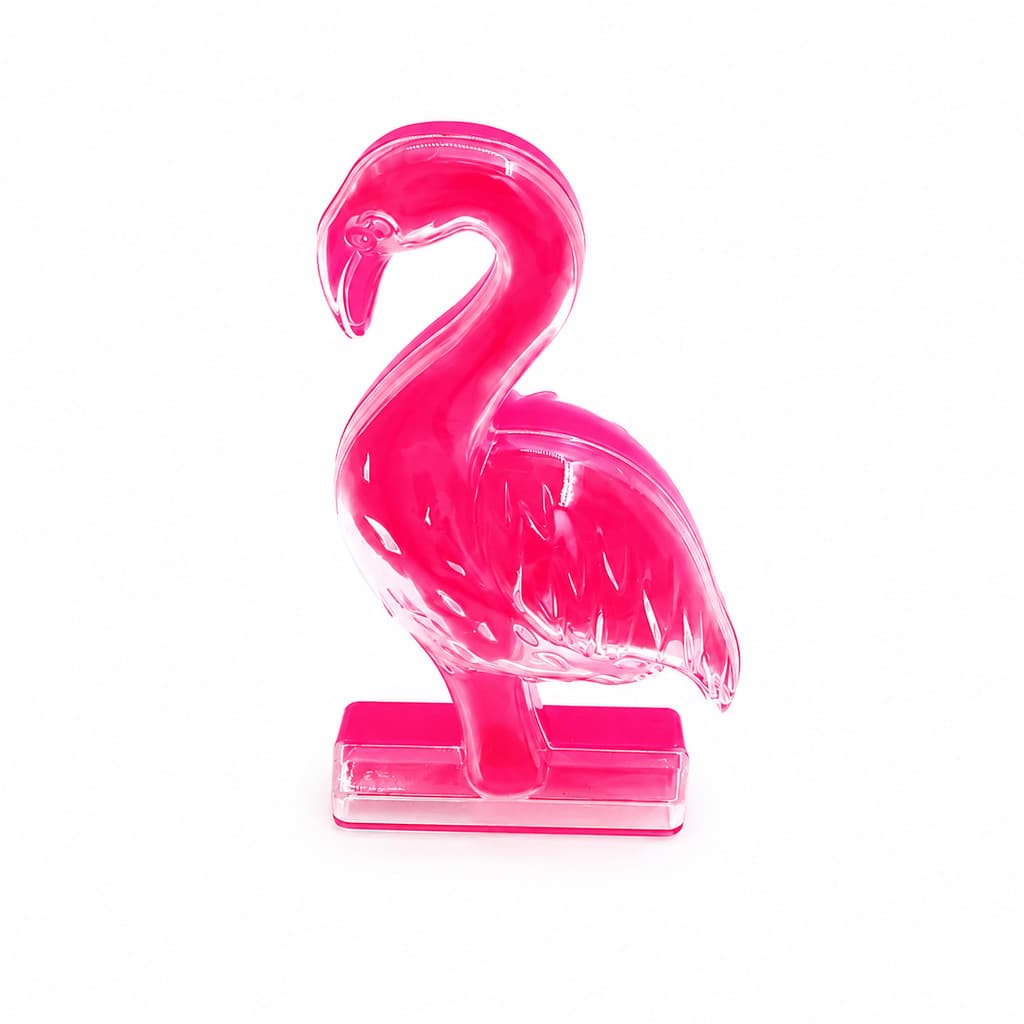 Caixa Acrílica Flamingo Lembrancinhas Personalizados Doces Festa Tropical Chá de Bebê Decoração