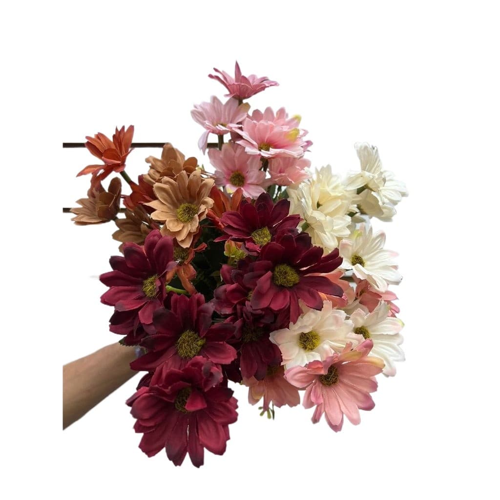 Buquê Artificial de Gérbera 38cm com 10 Flores Realistas/0086