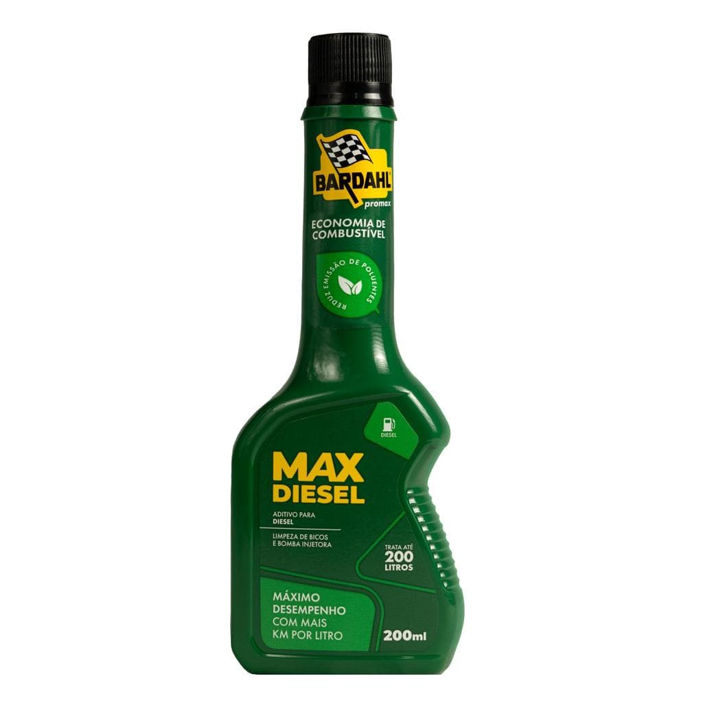 Aditivo Combustível Bardahl Max Diesel 200ml Limpa Sistema