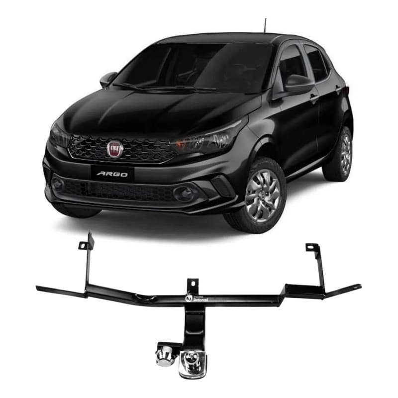 Engate Reboque Fiat Argo 2017 a 2025 500kg Homologado