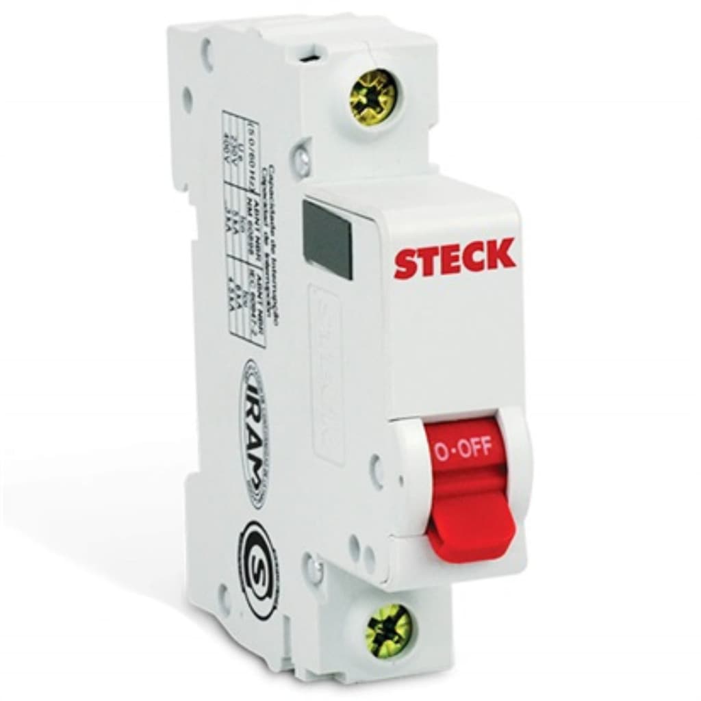 STECK MINI DISJUNTOR CURVA C 20A 1P 3KA