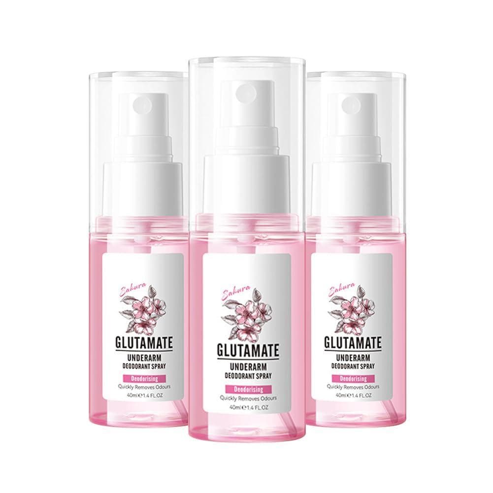 Sprays Desodorantes Antitranspirantes para Axilas, Pacote com 3, Spray Antissuor Unissex com Aroma Natural, Proteção con