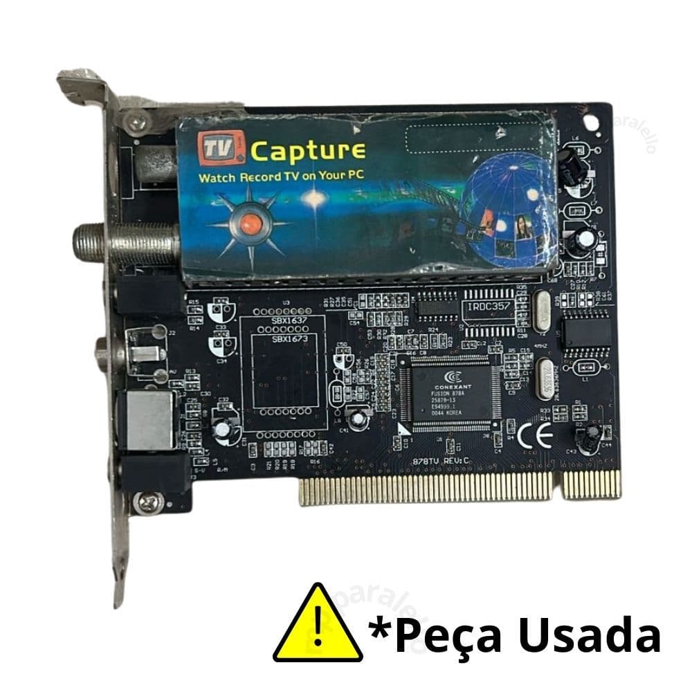 Placa De Captura Tv Pci Encore Enltv-fm Conexant 878a ****Peça Usada****- PÇ2325