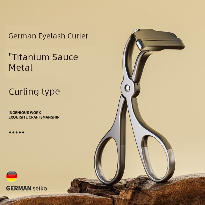 Escudo venerável alemão titânio cinza todo em Metal Curling modelador de cílios de longa duração moldar os olhos parcial
