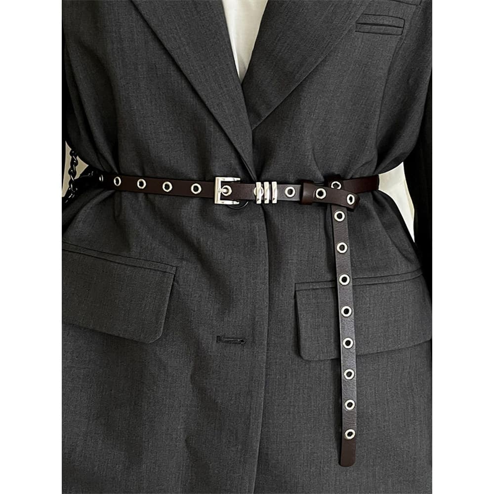 cinto feminino cinto feminino plus size Vestido terno mictório ocidental cintura estreita mais magro olhar rebites cinto