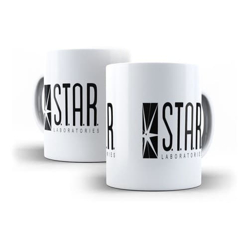Caneca De Porcelana Star Labs Flash Série - Mega Oferta!!!