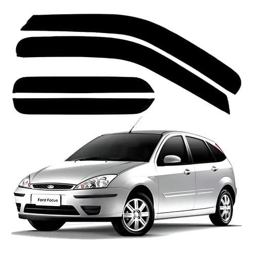 Calha De Chuva Focus Hatch 01 A 09 Modelo Antigo 4 Portas