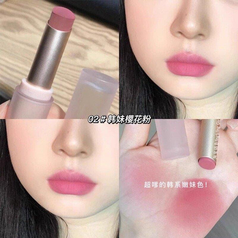 2026 novo estilo autêntico batom de veludo fosco rosa rosto macio de longa duração cor Nude lama labial estudante adequa
