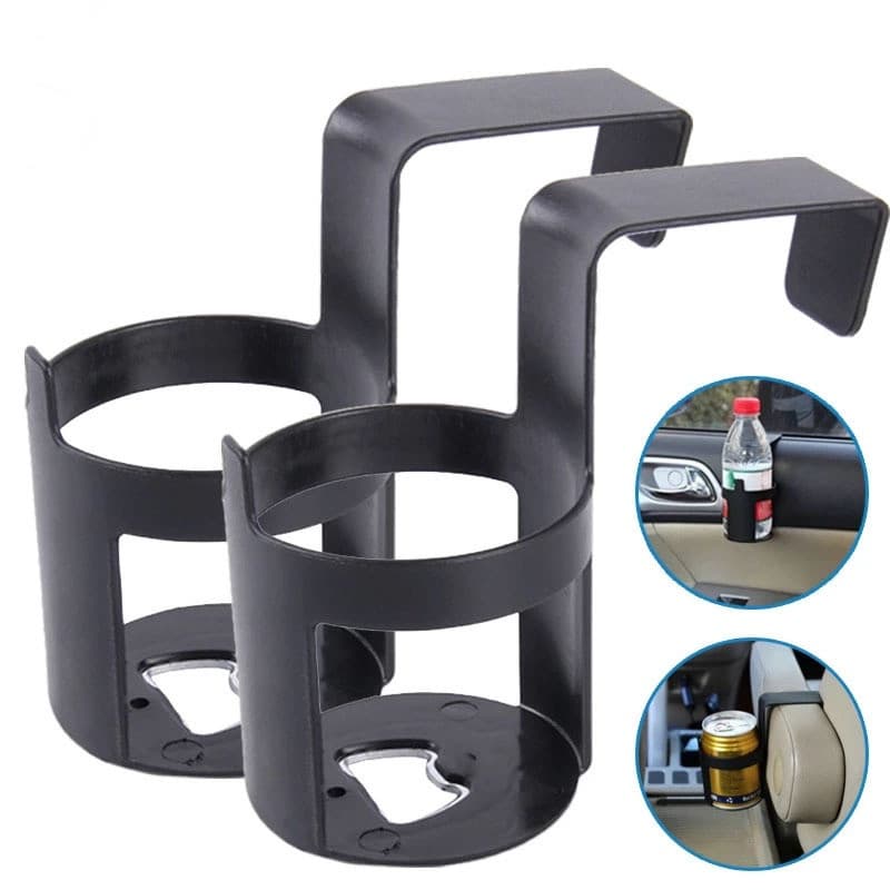 Suporte para copos de carro preto/gancho de armazenamento universal para pendurar na janela do carro/acessório interno p