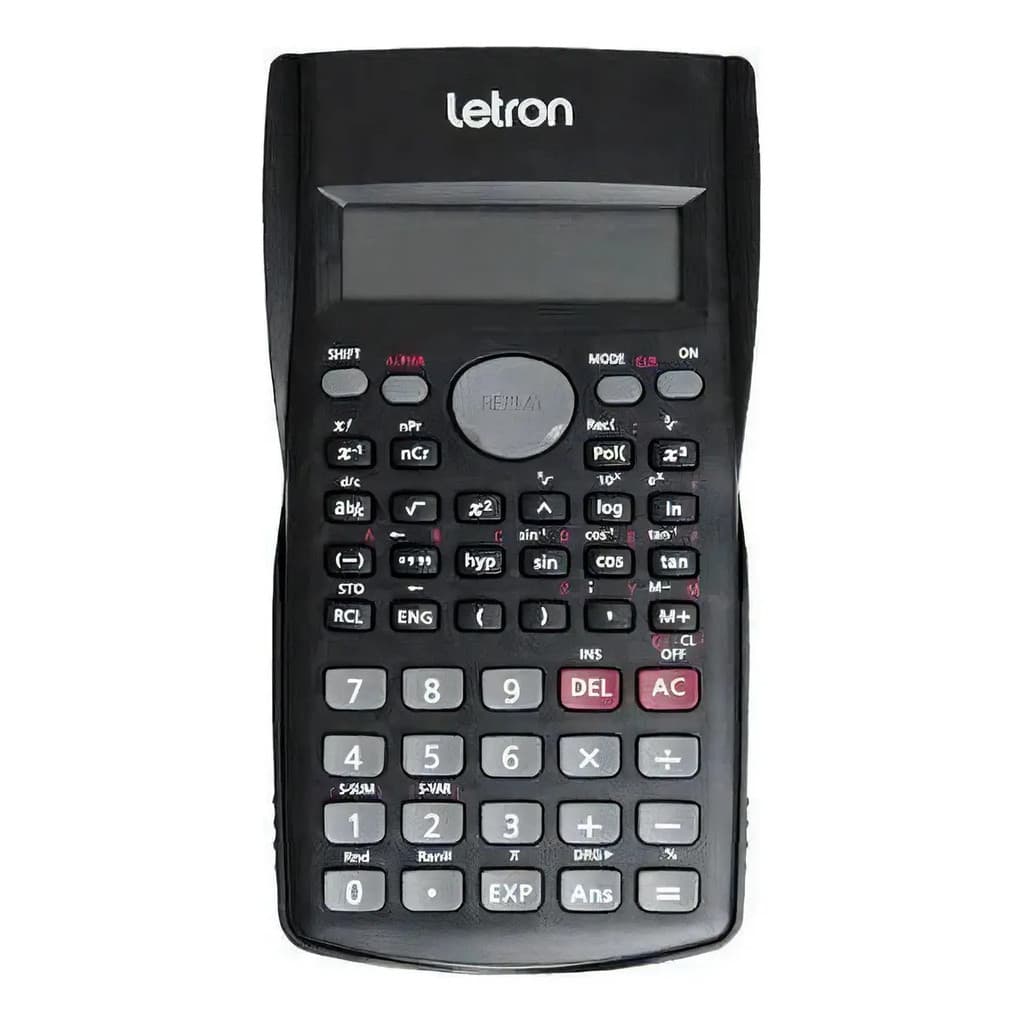 Calculadora Científica Letron 240 Funções Com Capa