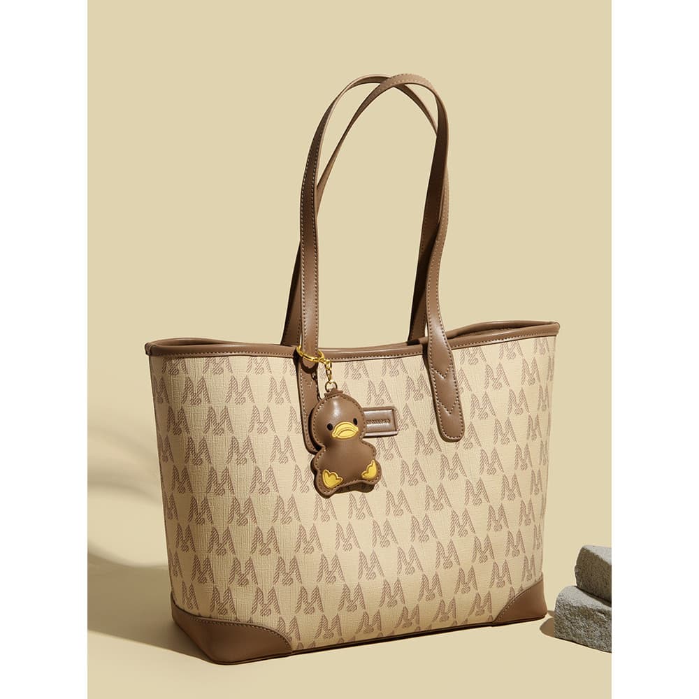 Hong Kong marca bolsa de couro genuíno 2026 novo estilo feminino sacola grande capacidade moda Commuter trabalho ombro s