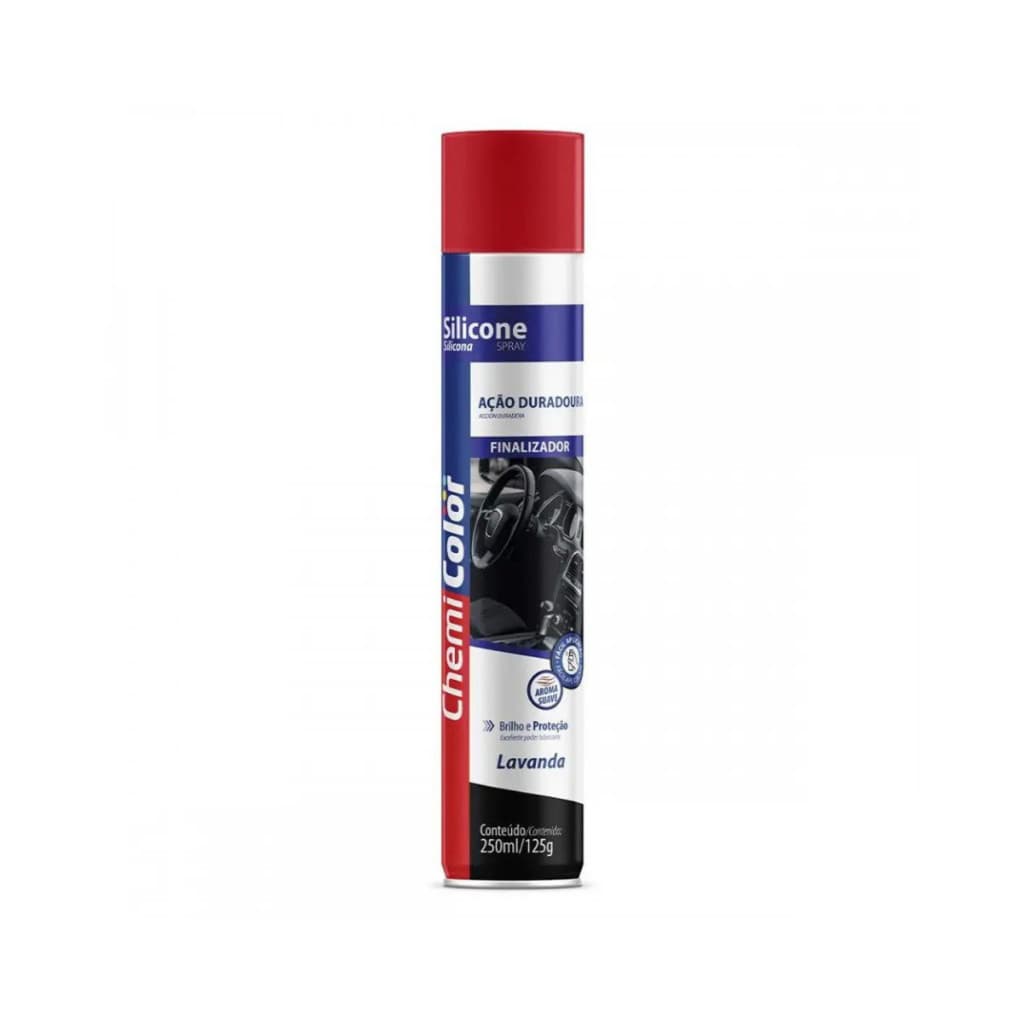 Silicone Spray Perfumado Lavanda 250ml Chemicolor - Limpeza e Aromatização